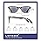 Loycco 2 Pack Bifocal Unisex Classic Style Sunglasses Readers Outdoor Reading Glasses for Women Men