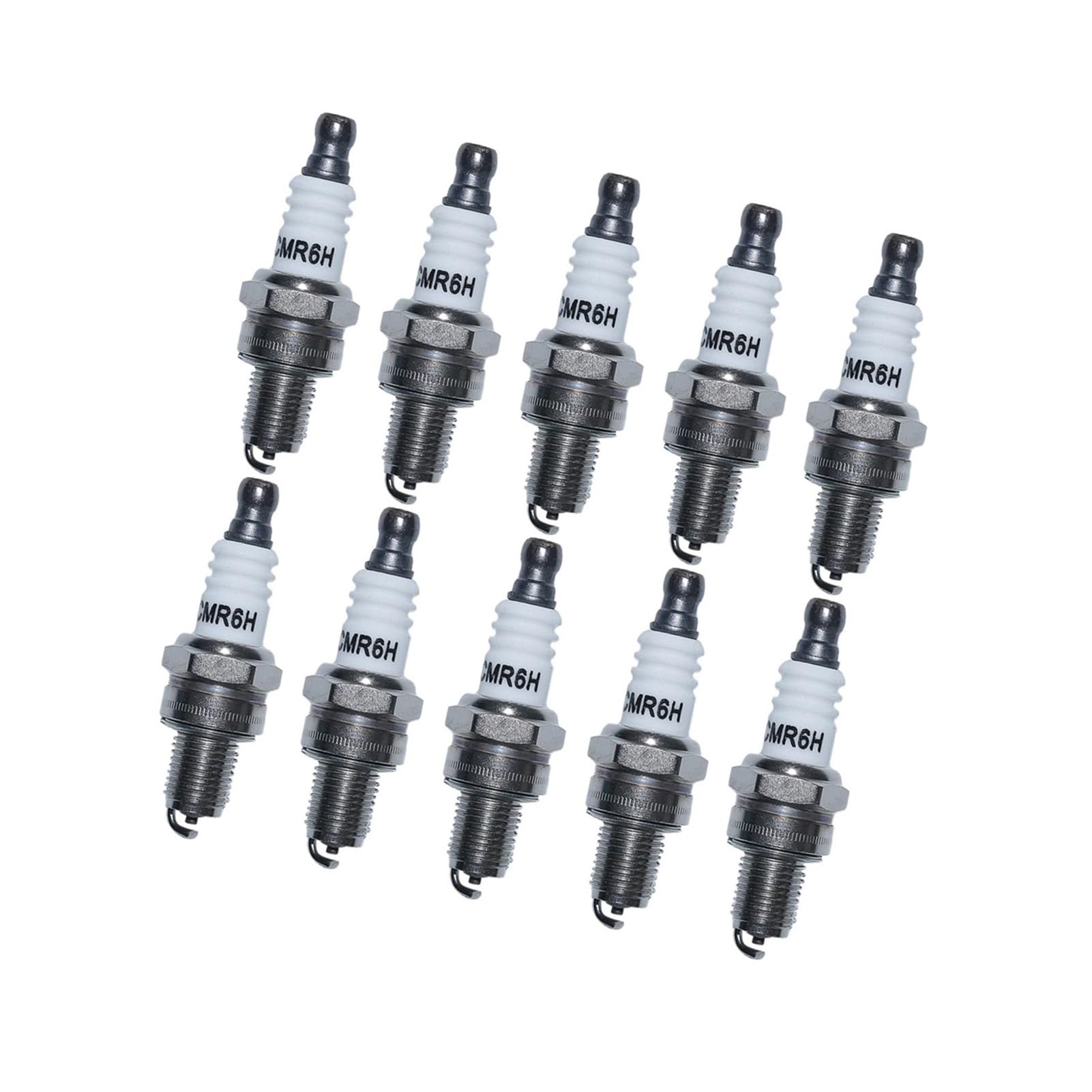 Kit de 10 bougies d'allumage CMR6H pour coupe-bordure et débroussailleuse thermique FS90 FS100 FS110