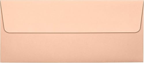 Miniatura 7 de LUXPaper Sobres comerciales #10 Despegar y prensar 4 1/8 pulgadas x 9 1/2 pulgadas Lino blanco Texto de 80 libras 50