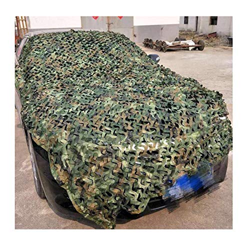 Filet de camouflage et d'ombrage forêt 2x3m opaque et résistant pour l'extérieur