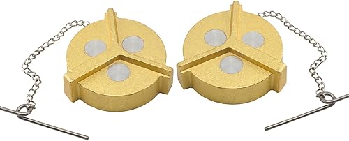 Tapa de combustible para tanque de sillín sin bloqueo compatible con Ford Clase L 1990-1998, 2-14 de diámetro, rosca NPSF de 11-12 pulgadas, tapa de