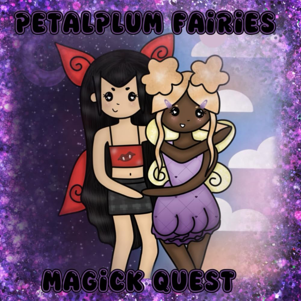 Petalplum Fairies: A cozy fantasy coloring book (The Petalplum Fairies)