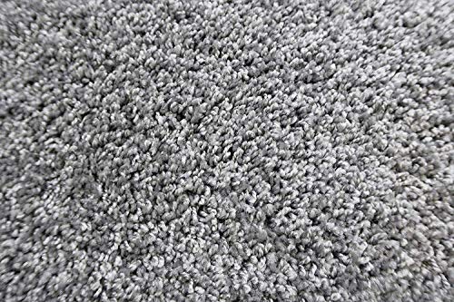 Custom Size Shaggy Hallway Runner Rug, Slip Resistant, 26 Inch Wide X Your Choice Of Lenght, Solid Grey, 26 Inch X 14 Feet #TOP4