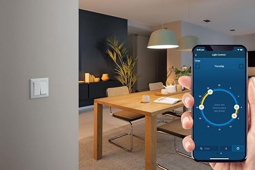 Controllo luci/tapparelle II Bosch Smart Home, per controllare illuminazione, tapparelle/veneziane/tende avvolgibili, compatibile con Amazon Alexa, Google Assistant e Apple HomeKit - 3
