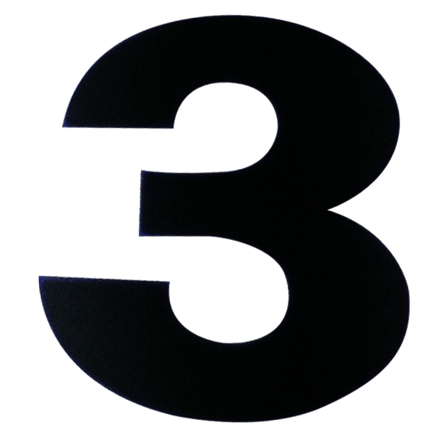Die Dohant Magnetic Sticker Number 3 Magnet Cut Letters 10177779 Black 2