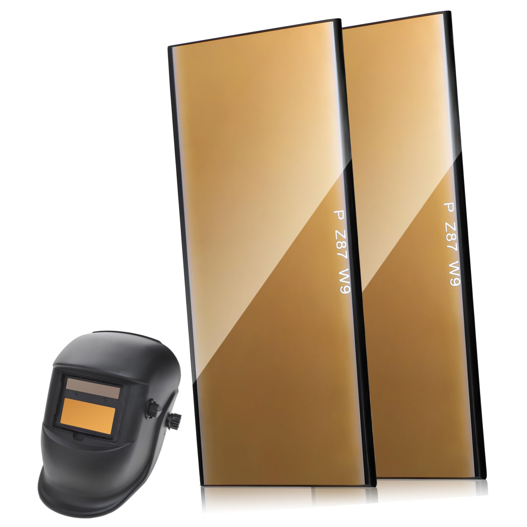 FUNOMOCYA Welding Helmet Lenses 2pcs Replacement Lenses Protective Glass for Welding Glasses