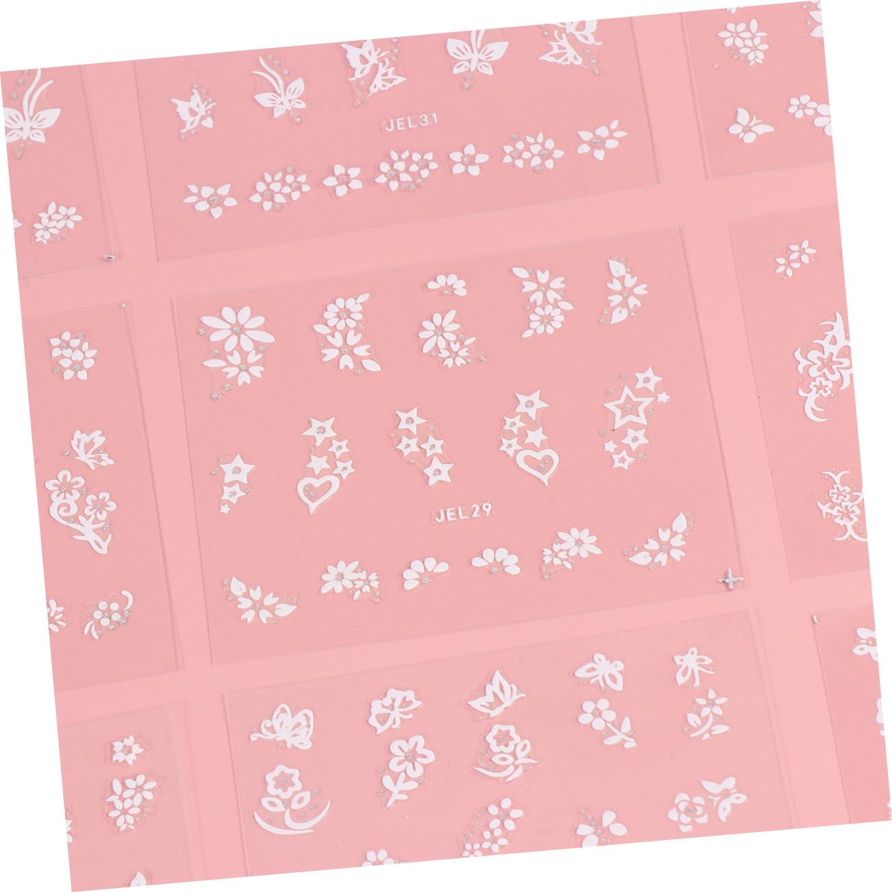 3 Set Stickers Per Unghie Adesivi Per Nail Art Colorati Decorazioni Manicure Creative Per Donne E Ragazze Per Occasione 50 Pezzi*3
