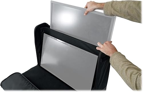 Miniatura 5 de Rockville TVB2732-2 - Bolsa acolchada con pantalla LCD para monitores de 1 o 2 pulgadas, 27 a 32 pulgadas
