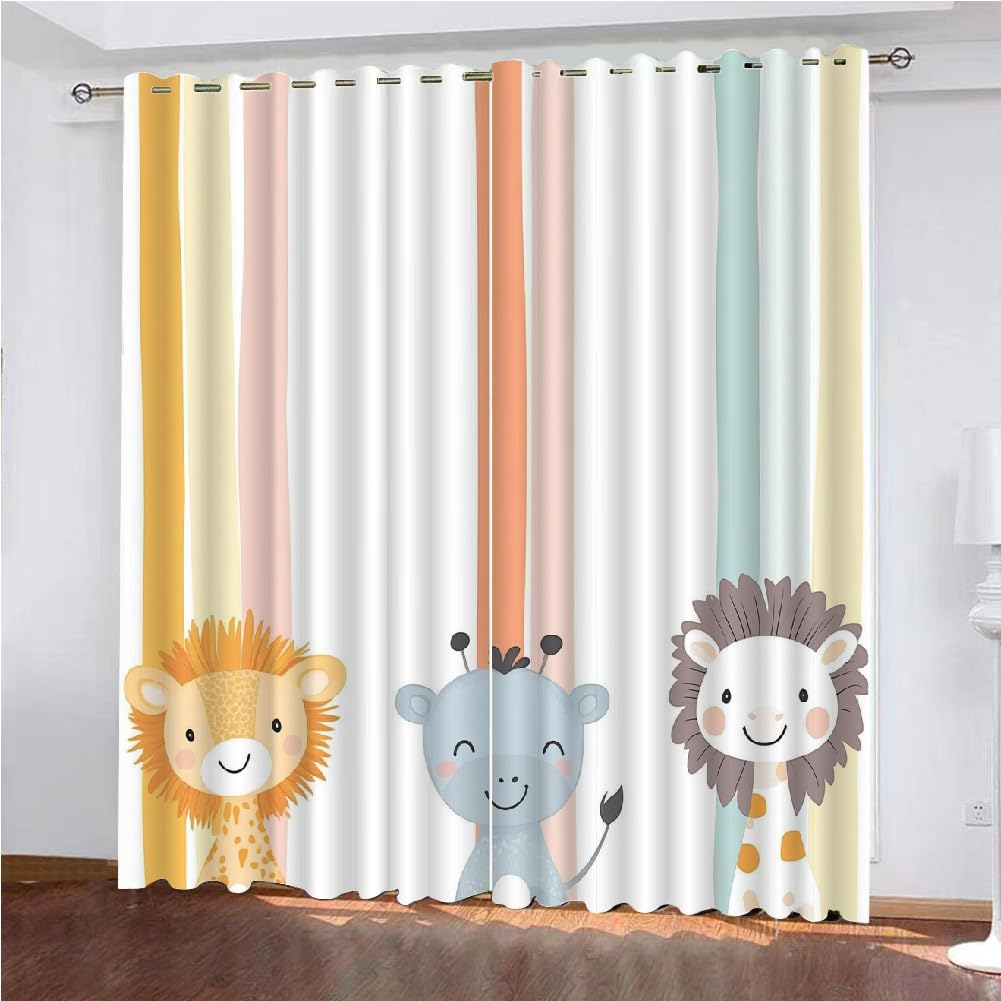 Rideaux occultant thermiques isolants zoo pour stopper les courants d'air de la cuisine