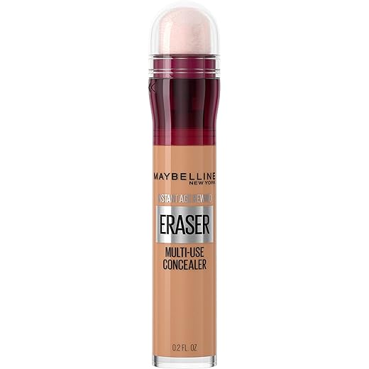 Maybelline NY Instant Age Rewind Corretivo Líquido, Multiuso que Corrige Olheiras e Linhas Finas, Contorna e Ilumina, Alta Cobertura e Fórmula Vegana, Cor 130 Medium, 6ml