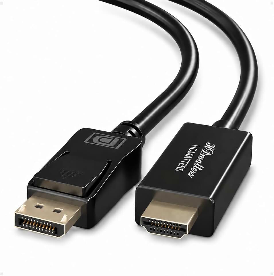 Cabo Displayport Para Hdmi Blindado Cabo Dp Hdmi 1,80 Metros