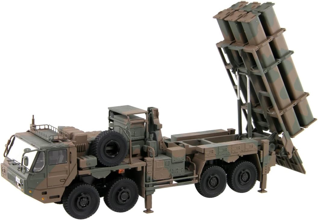 Pit Road SGF09 1/72 SGF Series Ground Self-Defense Force Type 12 Ground to Ship Guide Bullet with Missile Parts, Resin Kit