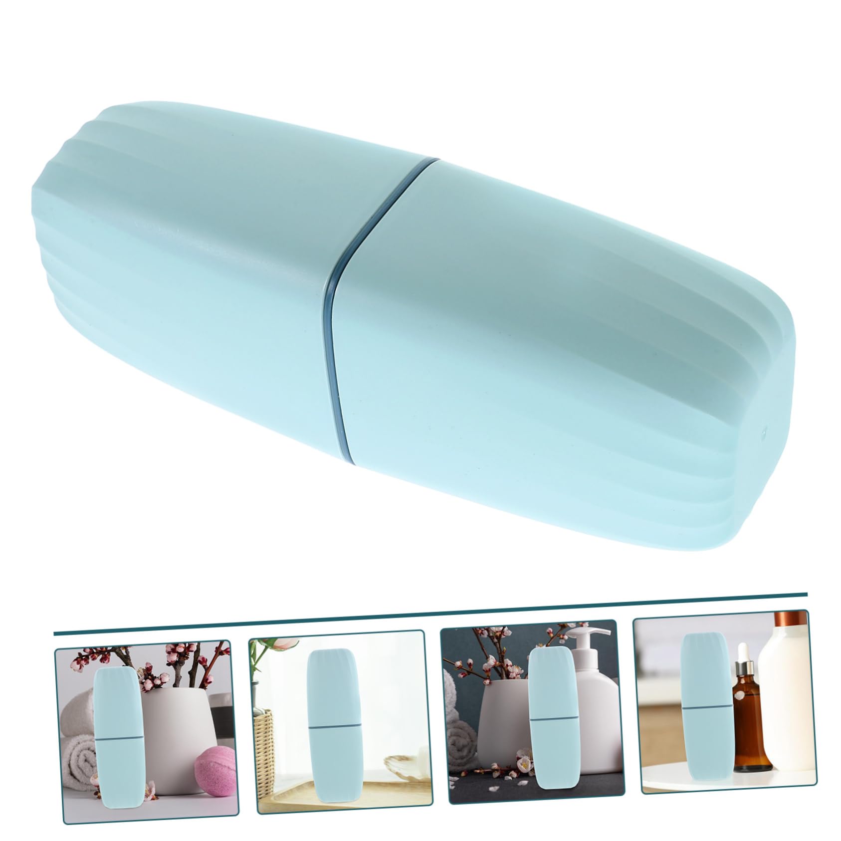Didiseaon 5 Pz tazza per collutorio portatili boca portatovaglioli spazzolini denti kit denti viaggio dentifricio portaspazzolini fornitura da viaggio tazza per spazzolino da pp