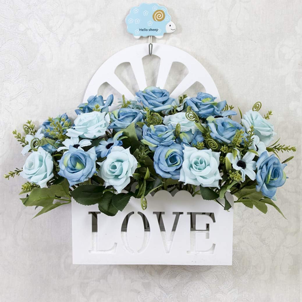 造花 壁掛け花 枯れない 光触媒 明るい色合い 本物そっくり 手作りフラワー アートフラワー 癒し おしゃれ 置物 ギフト 母の日 お祝い インテリア リビング お部屋 玄関 人工観葉植物 フラワーアレンジメント Faz Co Zm