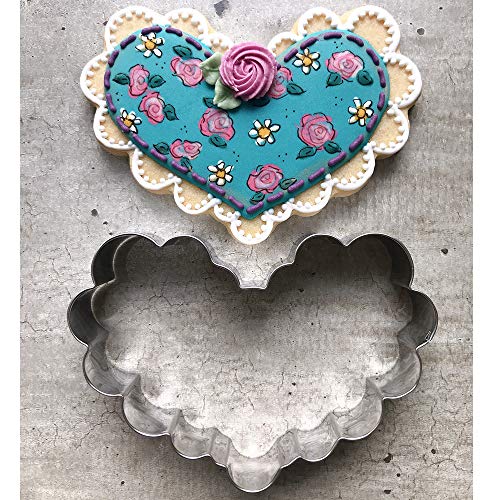 Liliao Cookie Cutters Valentine's Day Heart Cookie Cutter Set Fondant Biscuit Cutters For Birthday/Mother's Day/Wedding/Baby Shower - 4 Pieces - Stainless Steel #TOP5