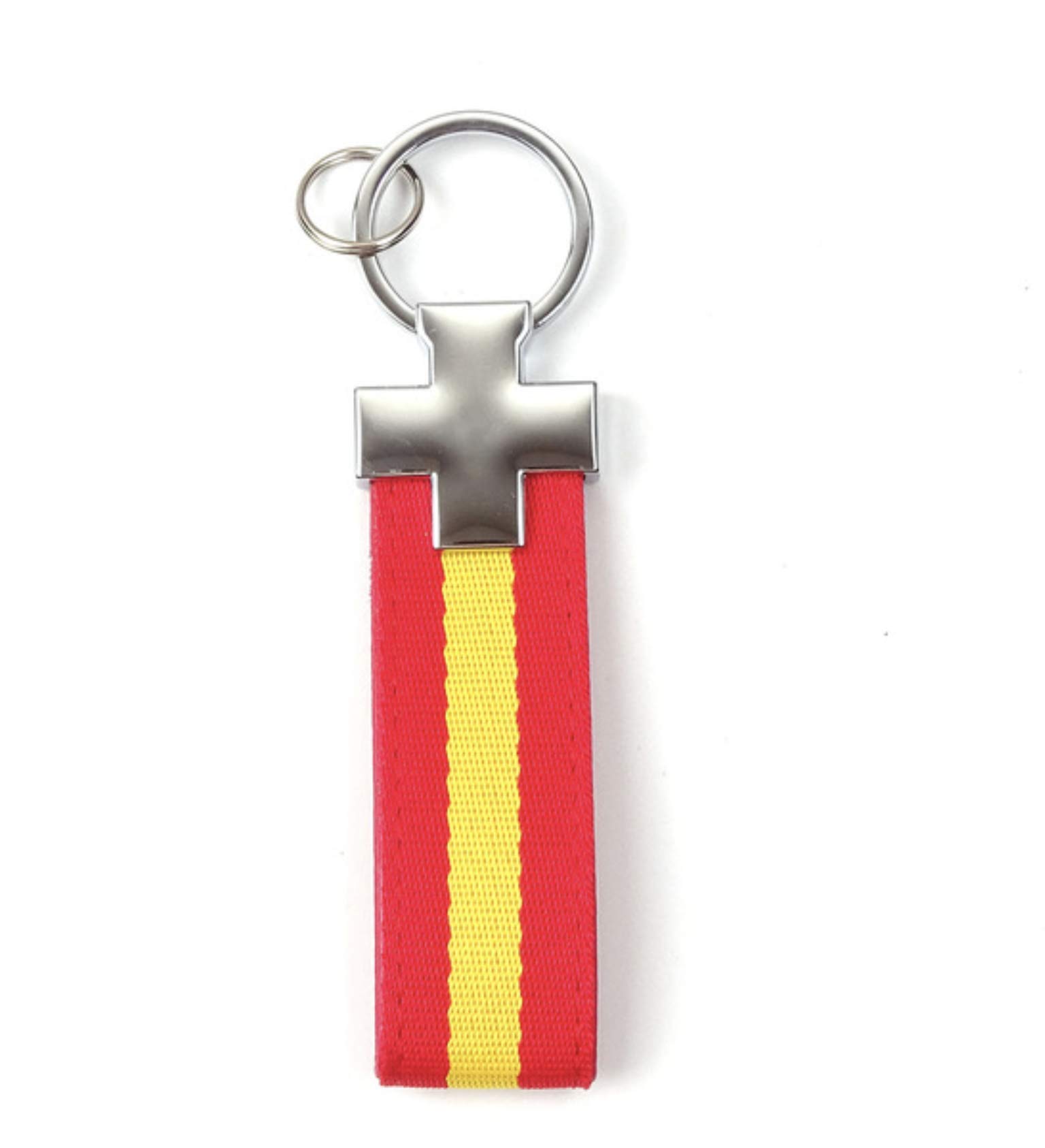 PSL Limited Edition Leather Country Flag keyring keychain key fob (Spain)
