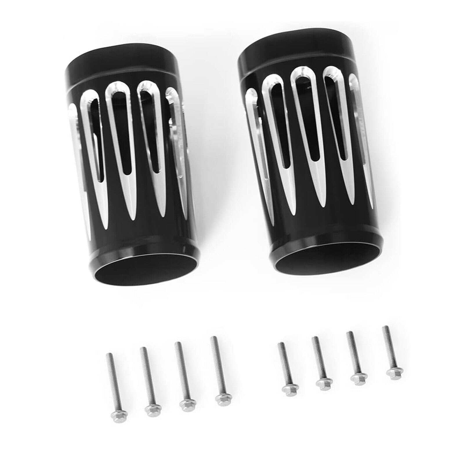 Amazon | Billet 49mm フォーク スライダー ブーツカバー For Harley