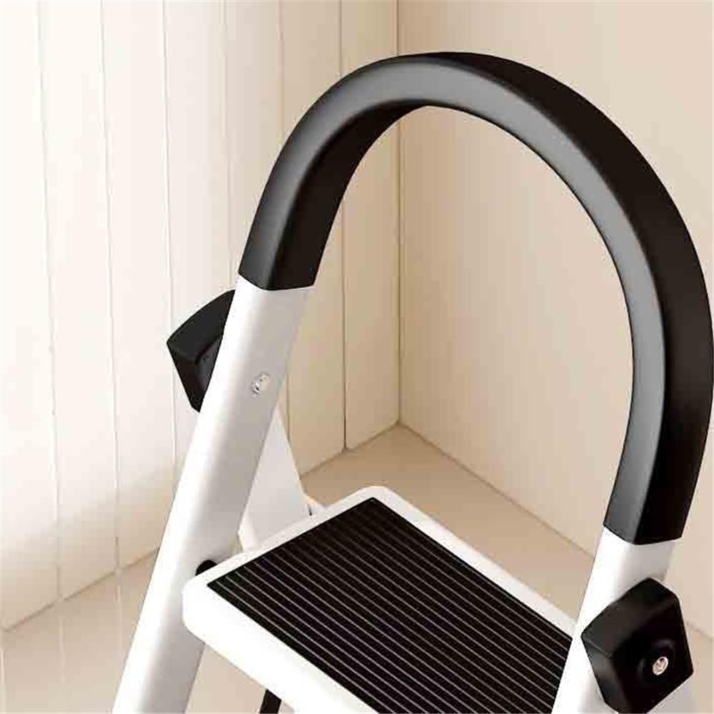 Folding Ladder Multifunctional Folding Ladder Telescopic Thickened Indoor Ladder 4/5/6 Steps Stairs Small Portable Ascending Ladder Folding Step Stool(Small)