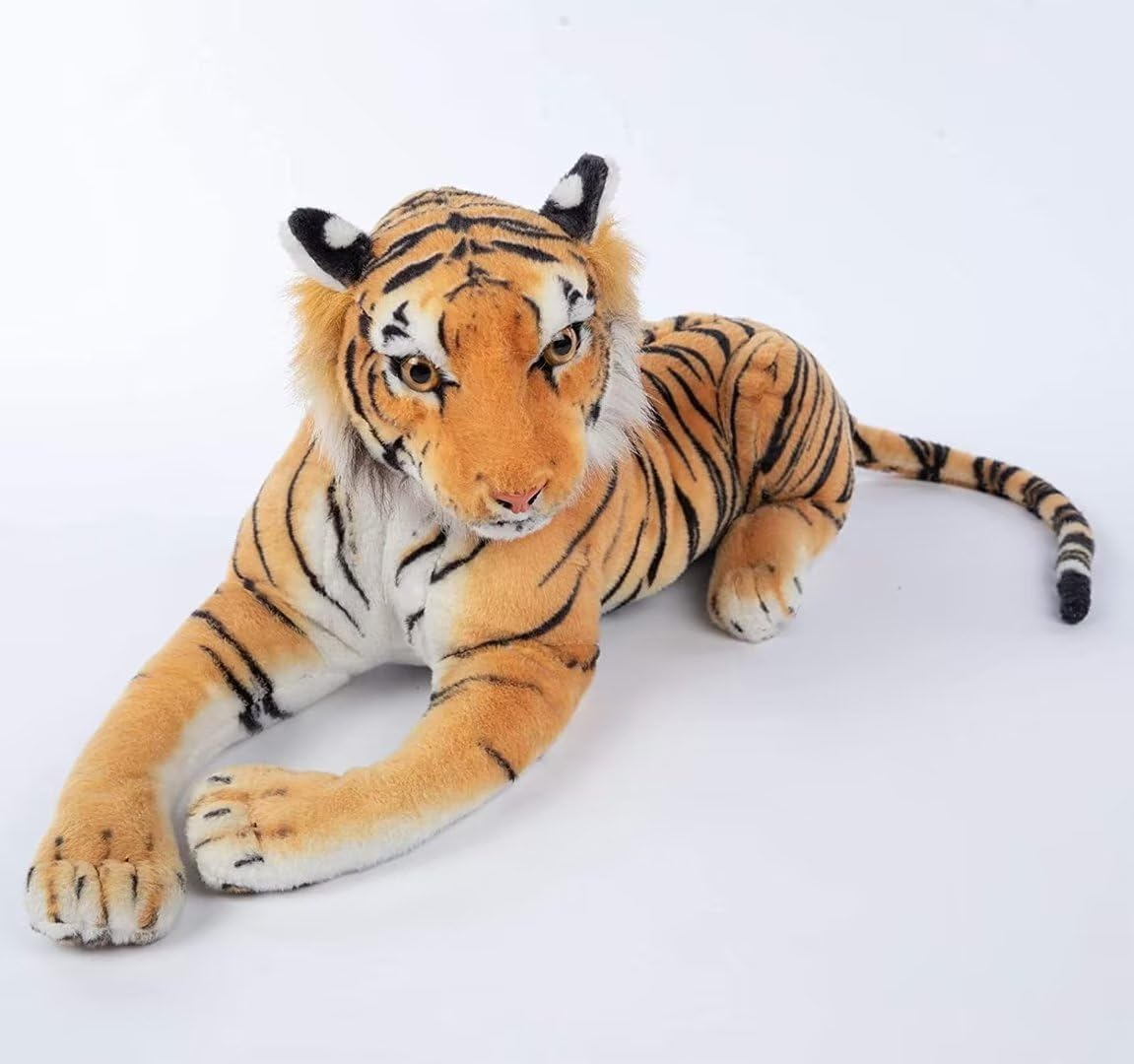 Large Tiger Stuffed Animal Large-Giant Stuffed Animal Tiger Plush,Life Size Stuffed Tiger Plush for Kids(41 inch Including Tail)