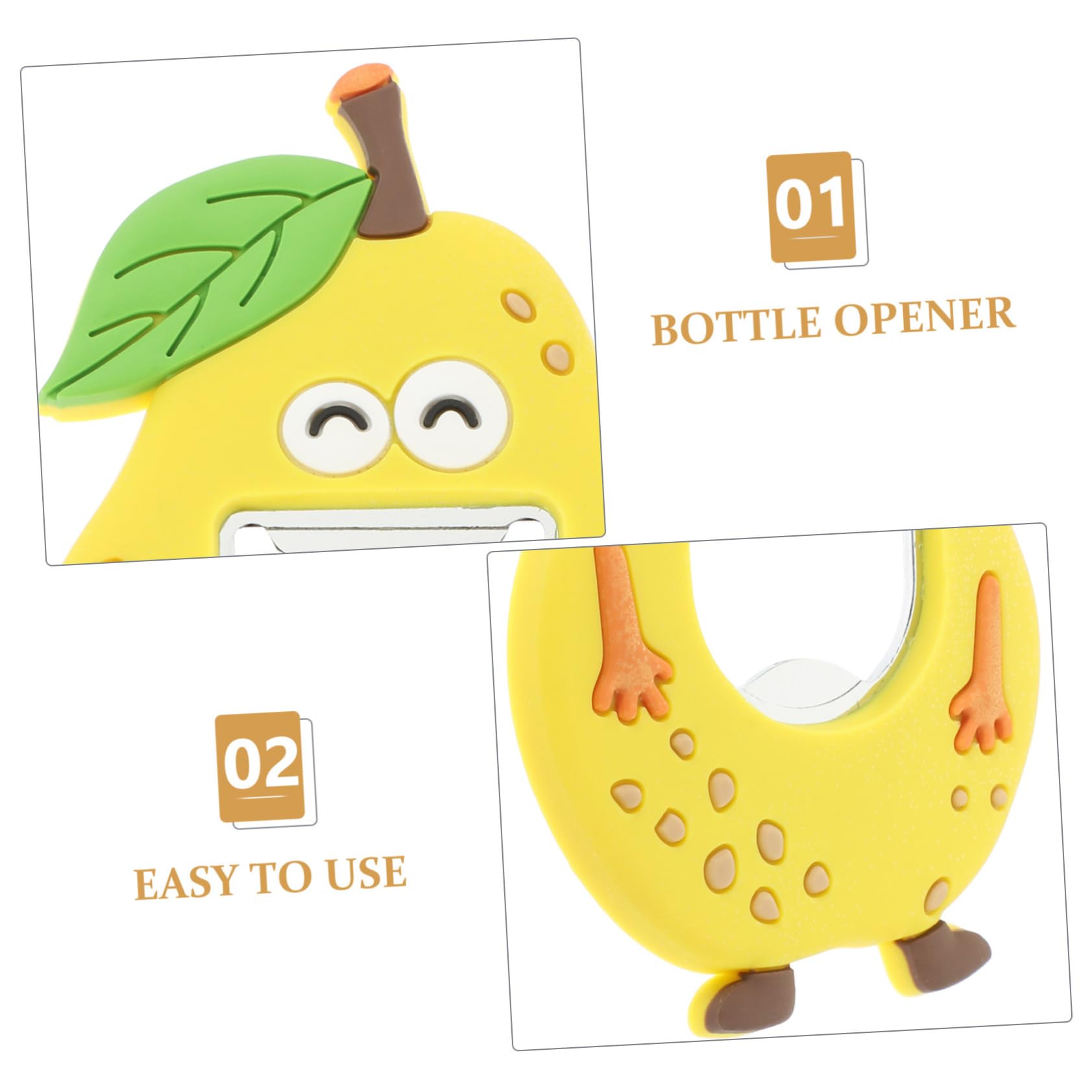 HEALEEP Funny Cartoon Soda Bottle Opener Easy to Use Manual Beer Opener for Home Bar