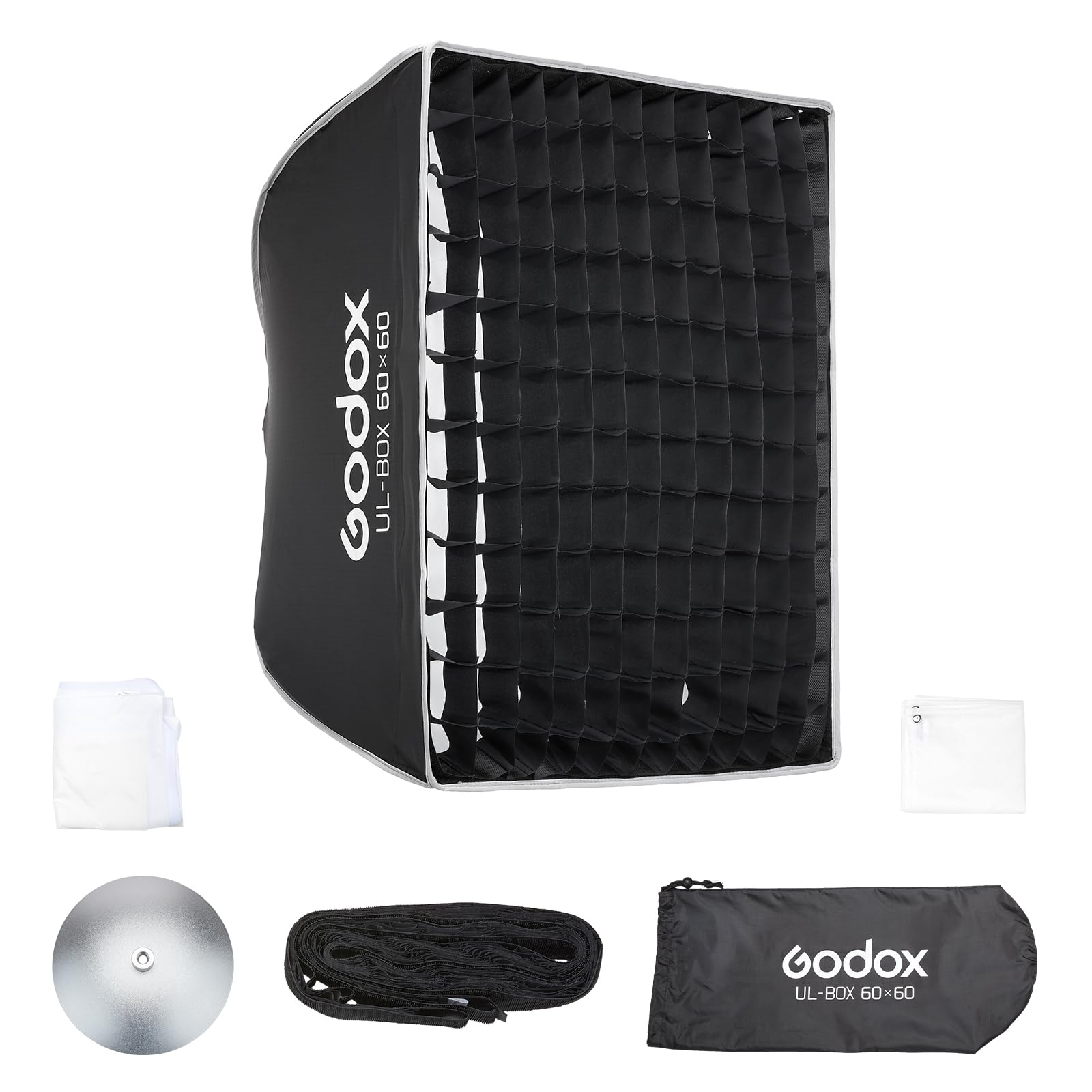 Godox UL-Box 60x60 cm / 24x24 Pulgadas Softbox Cuadrada, Montura Bowens
