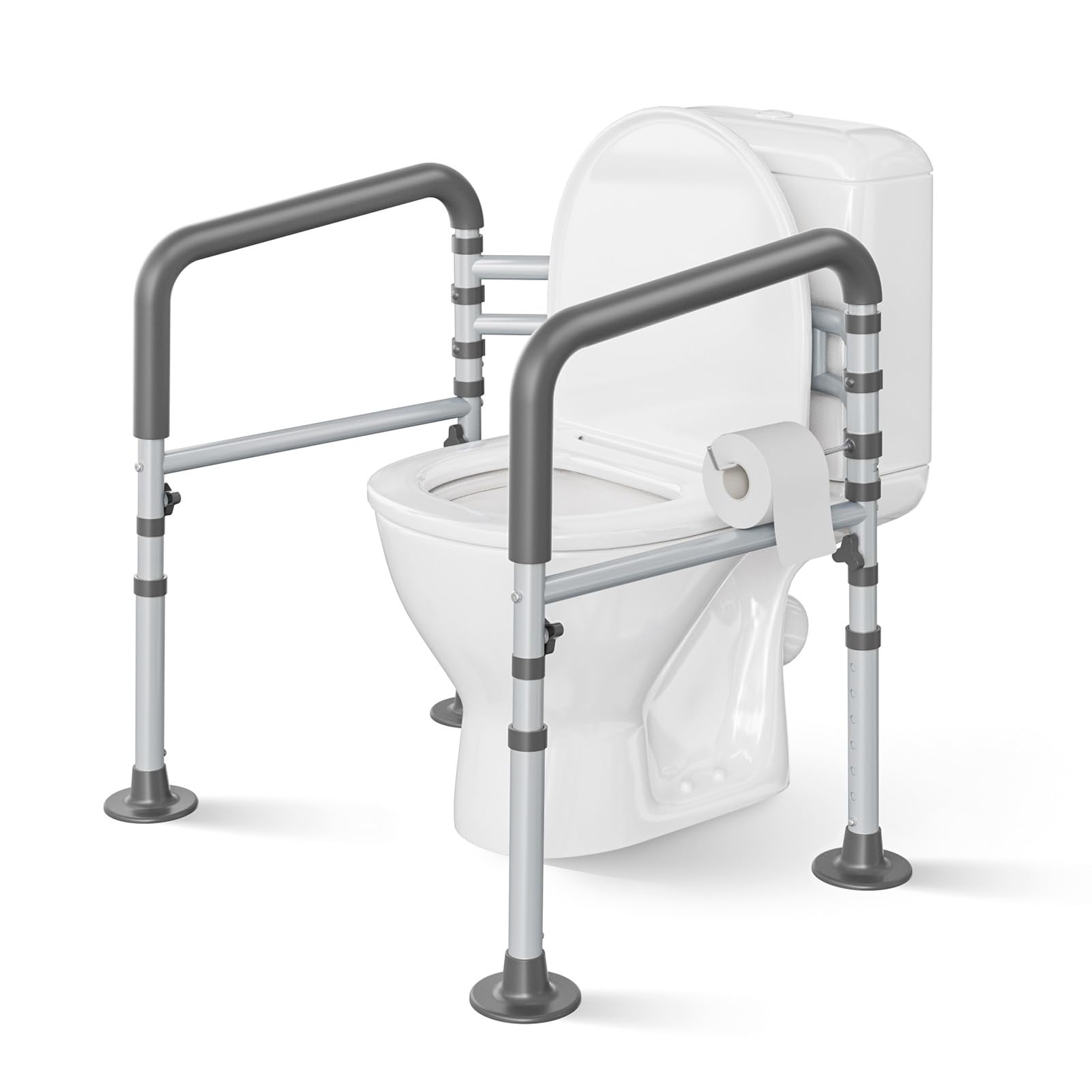 Photo 1 of Loyoda Toilet Safety Rail - 11.7lbs Steel, Gray