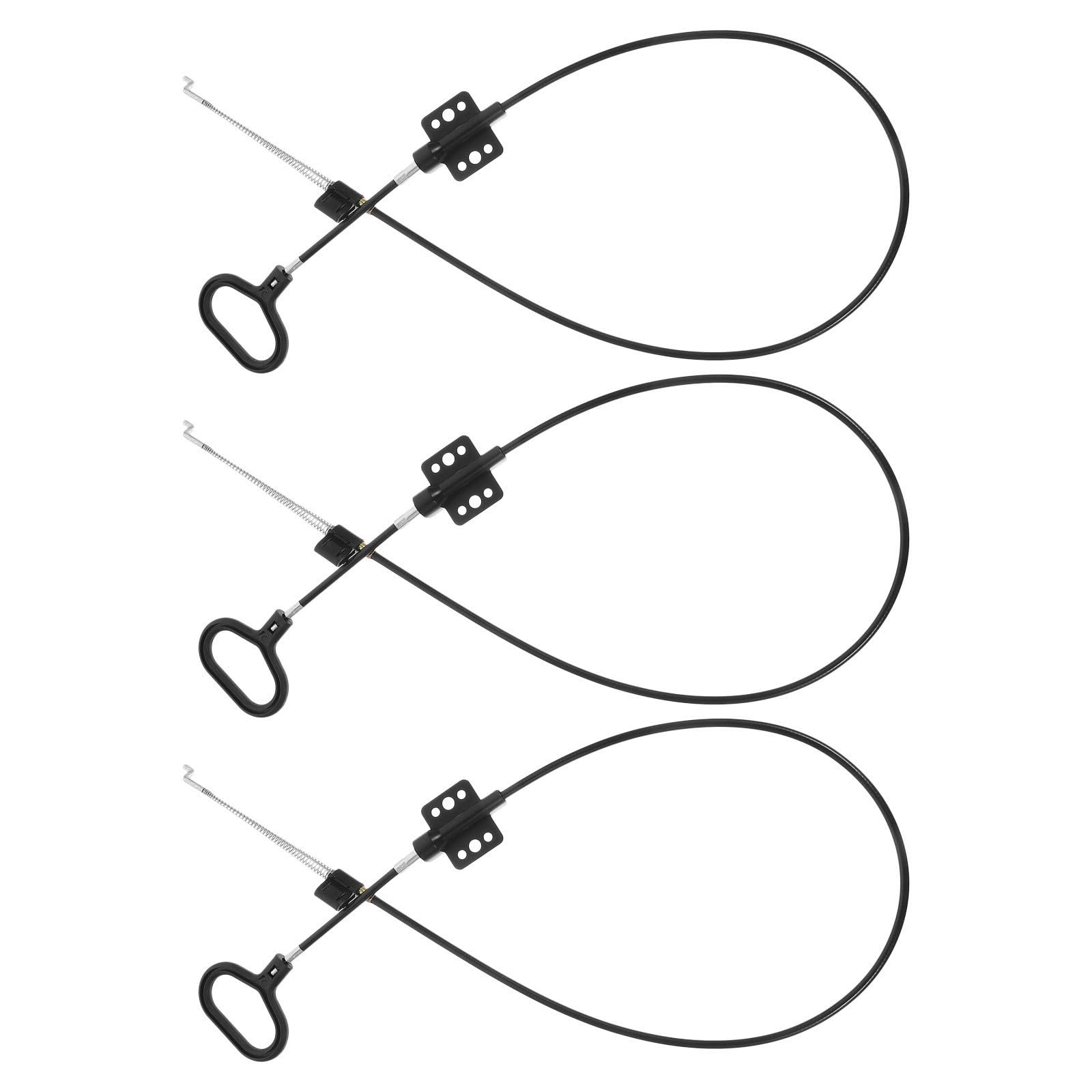 Manijas para sillón reclinable de diseño ergonómico y cable de acero negro de alta resistencia