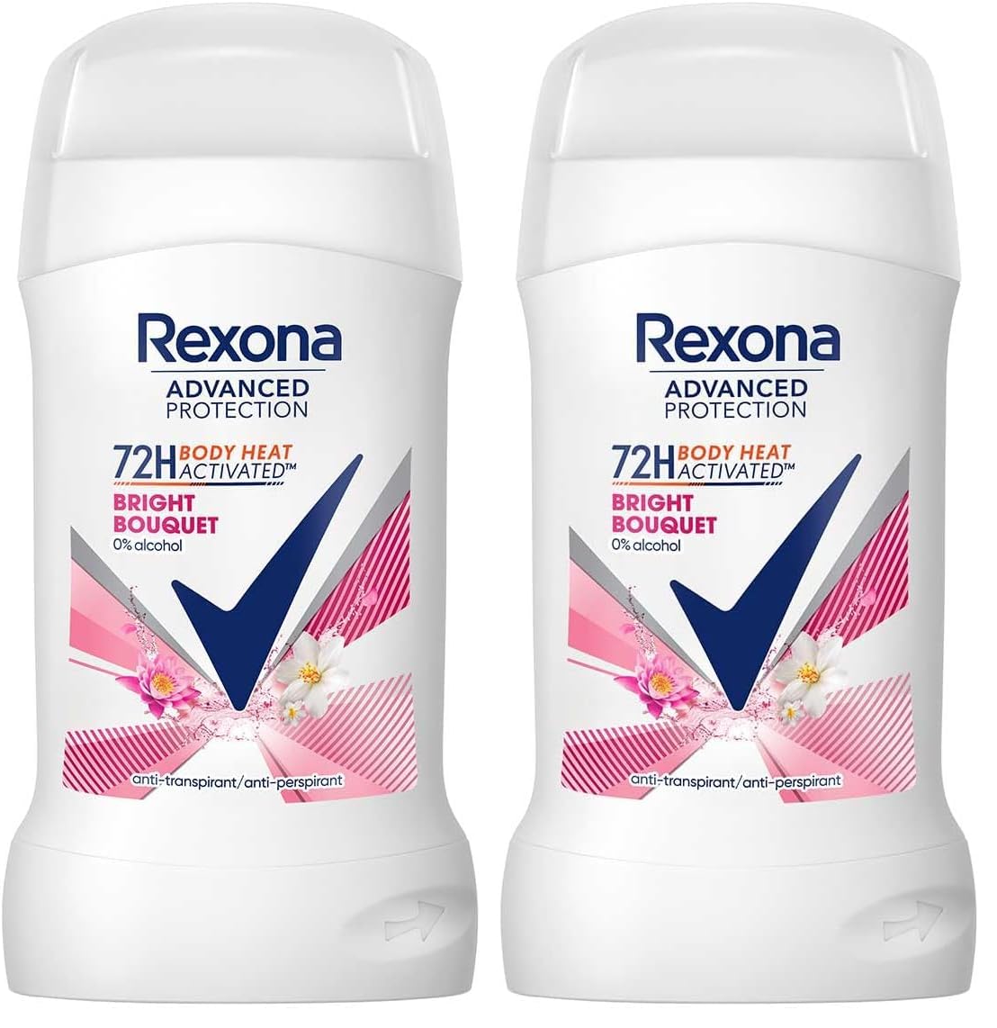 Rexona Women Bright Bouqet Stick Deodorant, 50 Mililitre (2 paketi)