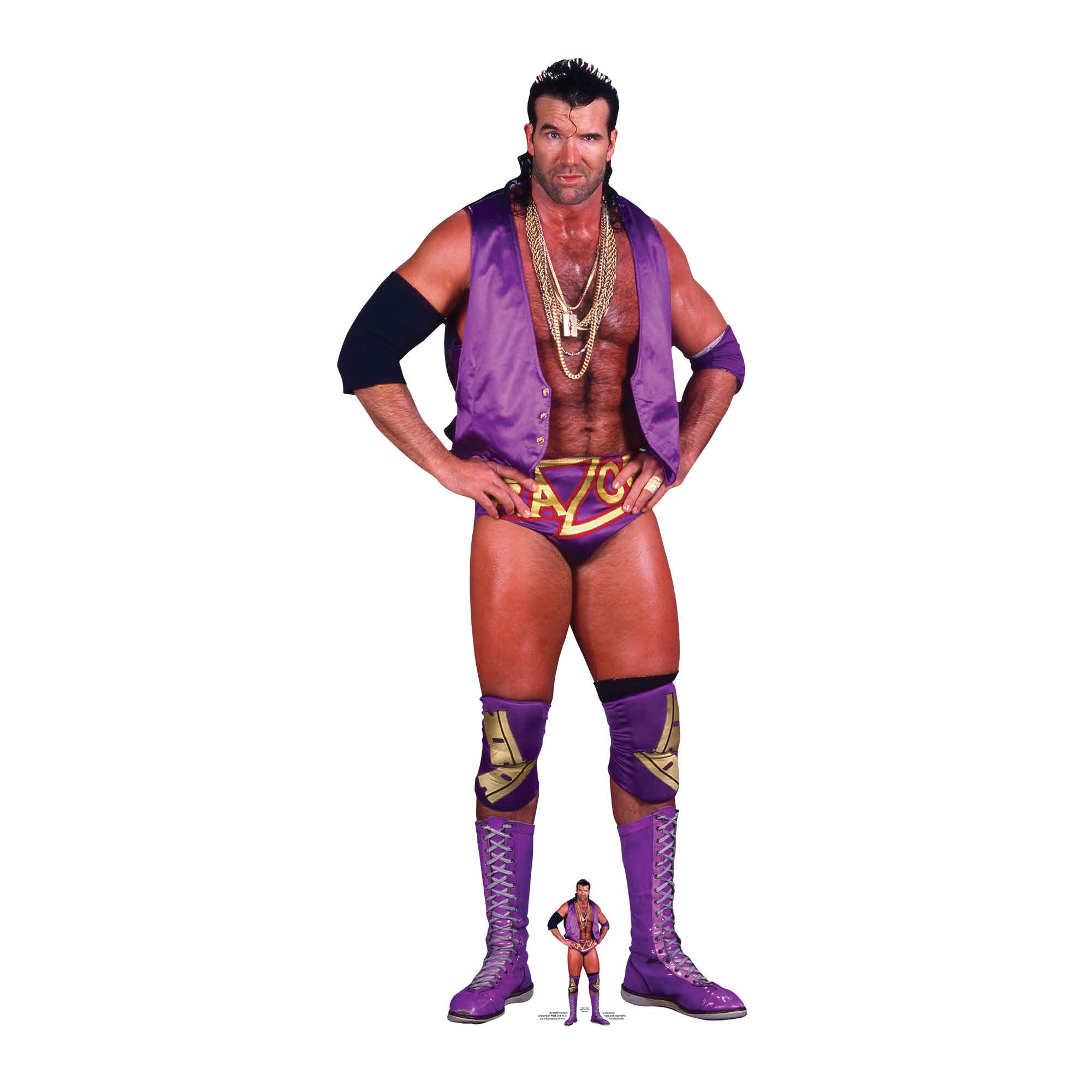 Star Cutouts SC4097 WWE Razor Ramon Hall of Fame Lifesize Cardboard Cutout – Wrestling Party Decoration, Event Display & Collector Gift