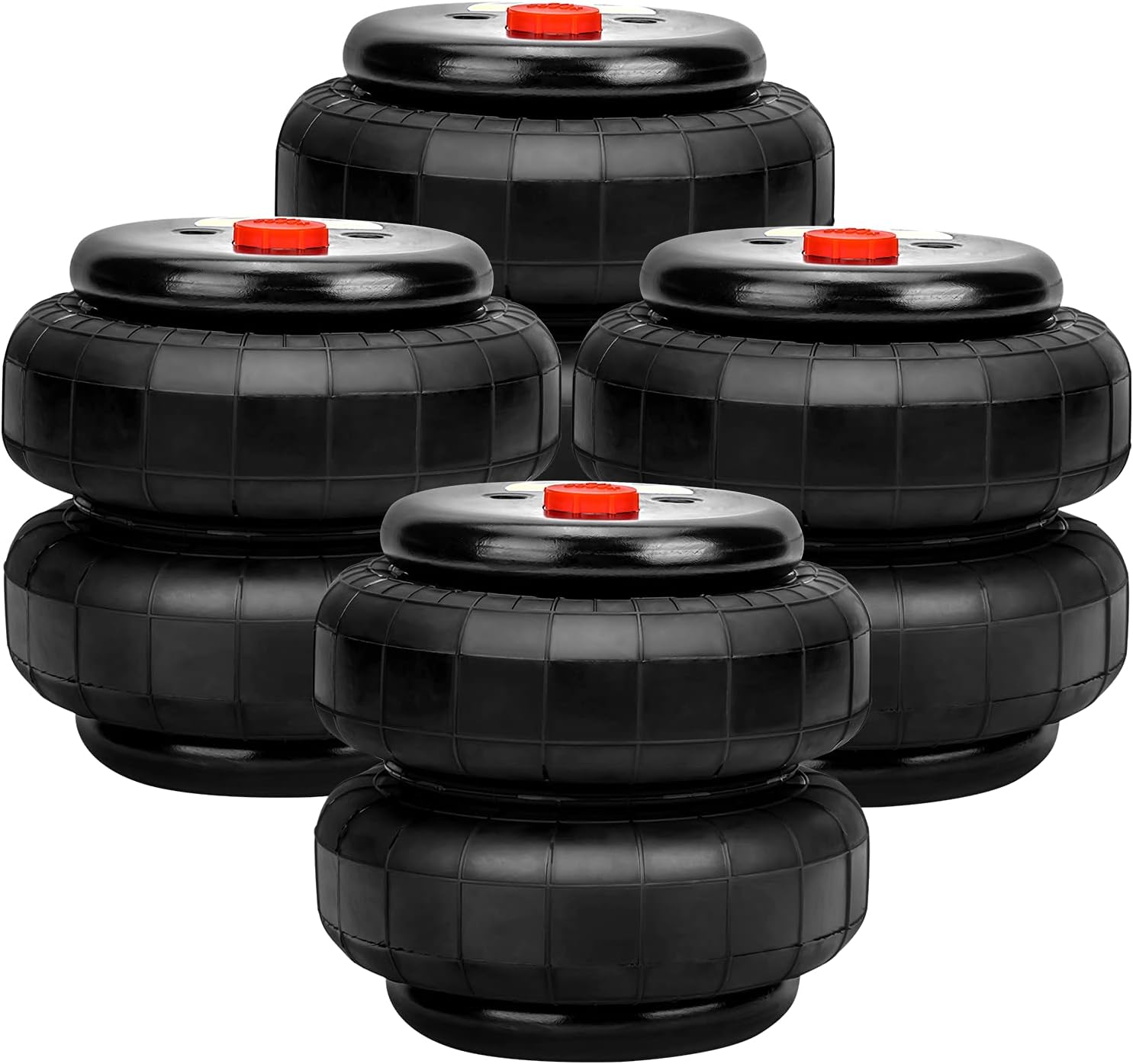 2pcs Universal Heavy Duty Air Bellows Bag Standard 2500 Lb 1/2"npt Single Port E - Foto 2