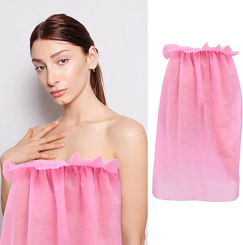 Miniatura 3 de EXCEART 10 toallas de baño desechables de microfibra, bata de baño, toalla de baño para playa, spa, cubierta de baño, toalla de tubo para viajes de