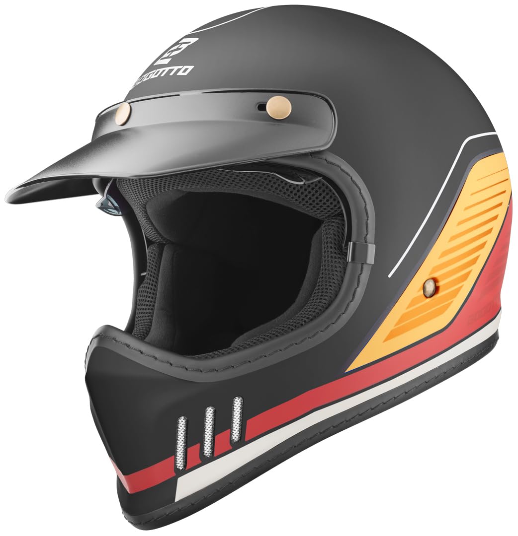 Bogotto FF980 EX-R Caferacer Casco da Croce