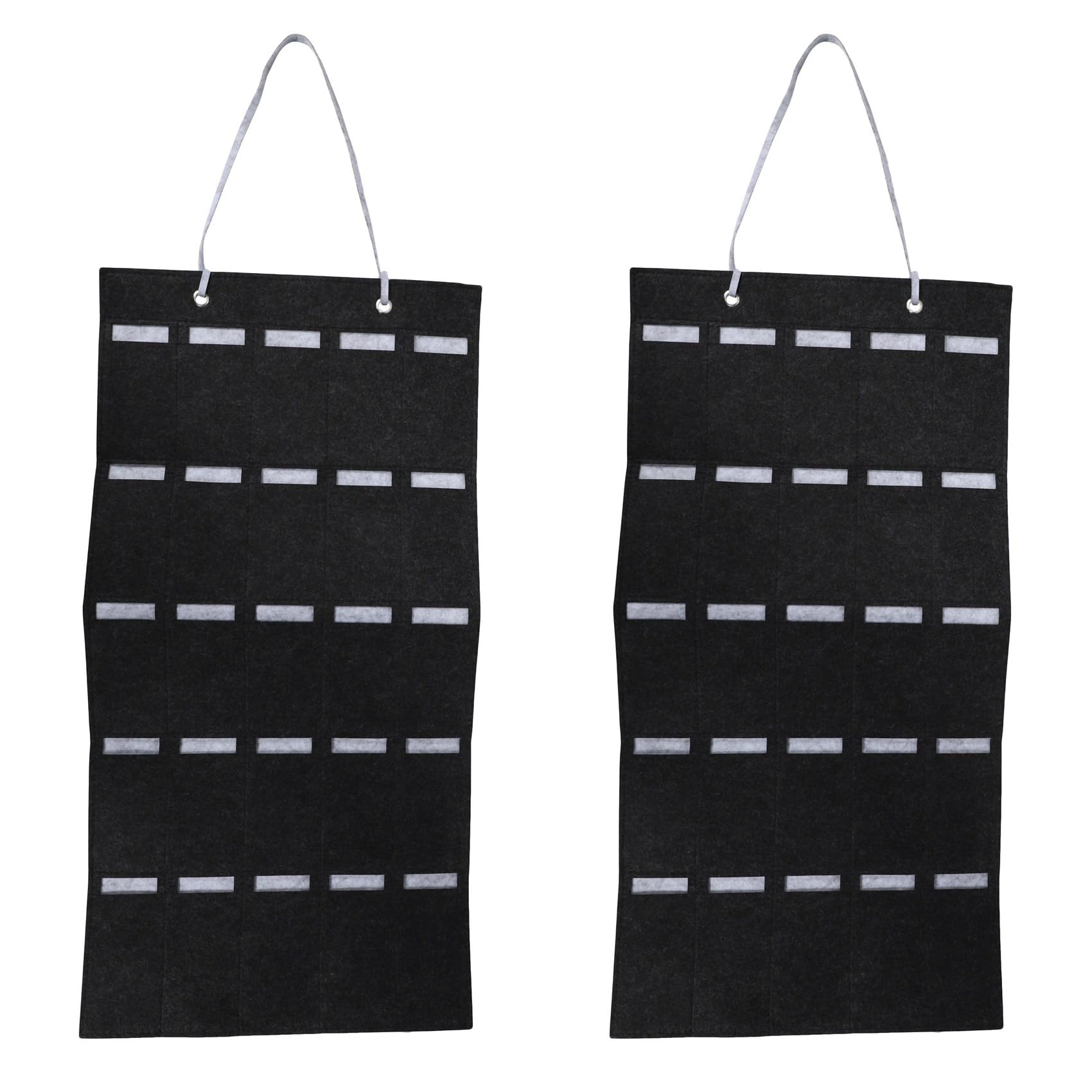 Hndhbfgrt 2X Glasses Organizer Sunglasses Storage Hanging Bag Sunglasses Eyeglasses Display Show Holder Wall Mount Holder L