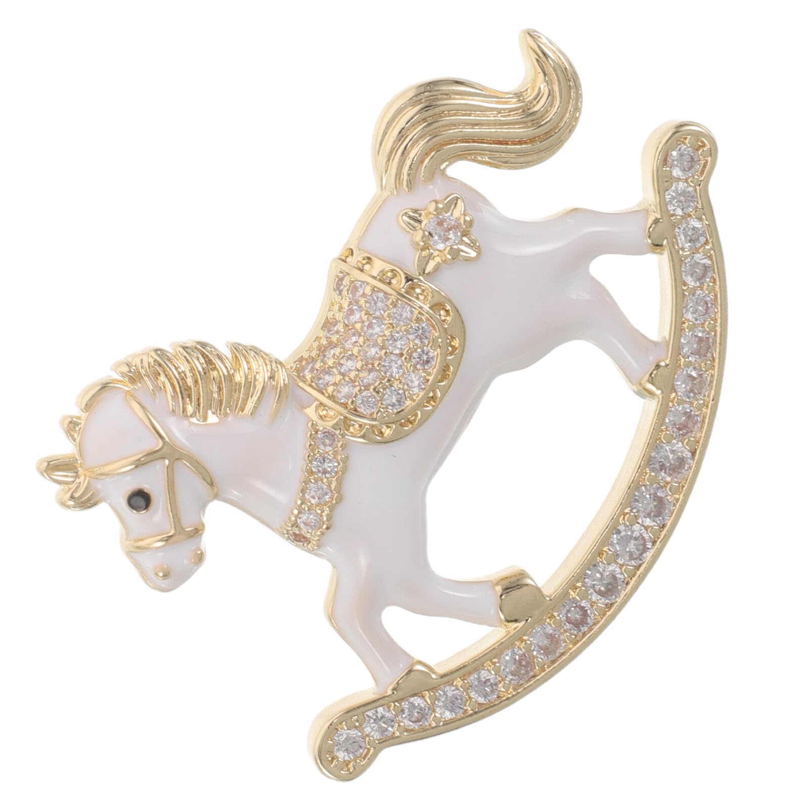 Broche de caballo pequeño decorativo para no dañar ropa delicada 8