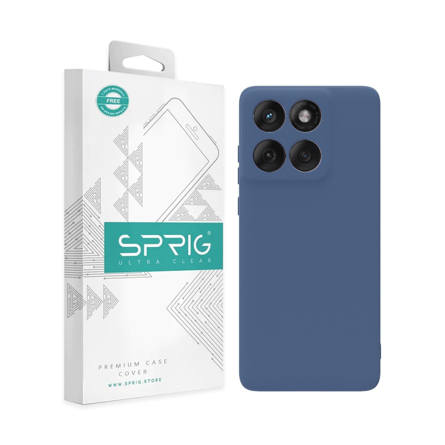 SPRIG Compatible with Motorola Edge 60 Fusion 5G Phone TPEE Cover Premium Back Cover Drop Tested Shock Proof Mobile Case for Men, Women, Boys and Girls with Camera Protection (Saphire Blue) SPRIG Compatible with Motorola Edge 60 Fusion 5G Phone TPEE Cover Premium Back Cover Drop Tested Shock Proof Mobile Case for Men, Women, Boys and Girls with Camera Protection (Saphire Blue)