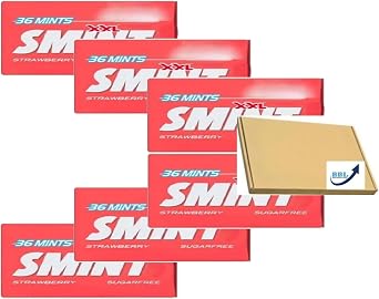 Smints Sugarfree Strawberry XXL Tins (Pack of 6)