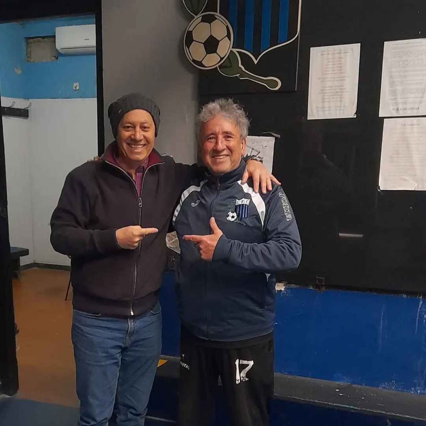 Fernando Manteca Lafuente y Luis " Canario " Pereira