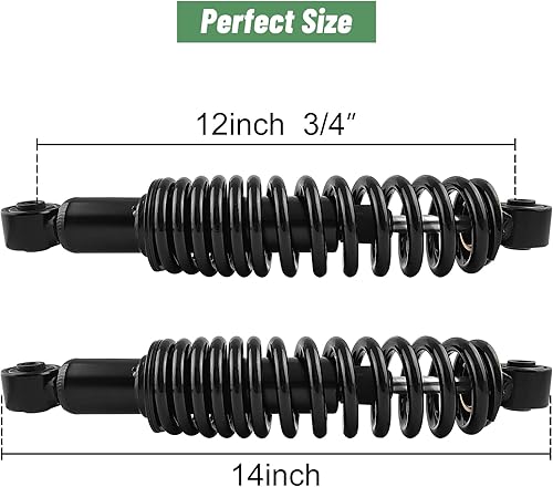 Miniatura 3 de Yamaha - Amortiguador trasero resistente con ramitas para Yamaha Gas y Electric G14, G16, G19, G20, G22 y G29, modelos de carrito de golf OEM