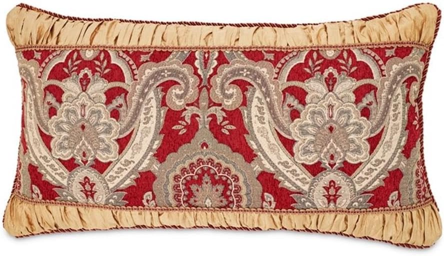 Aico Amini Lafayette 12 pc Queen Comforter Set in Red