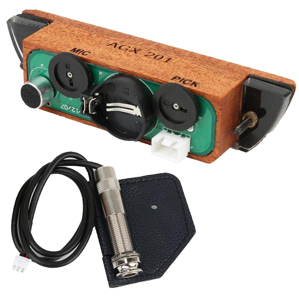 Micro Guitare Electrique Micro Guitare Acoustique 12 Trous - Pour Guitares Classiques 12 Cordes Micro Guitare électrique