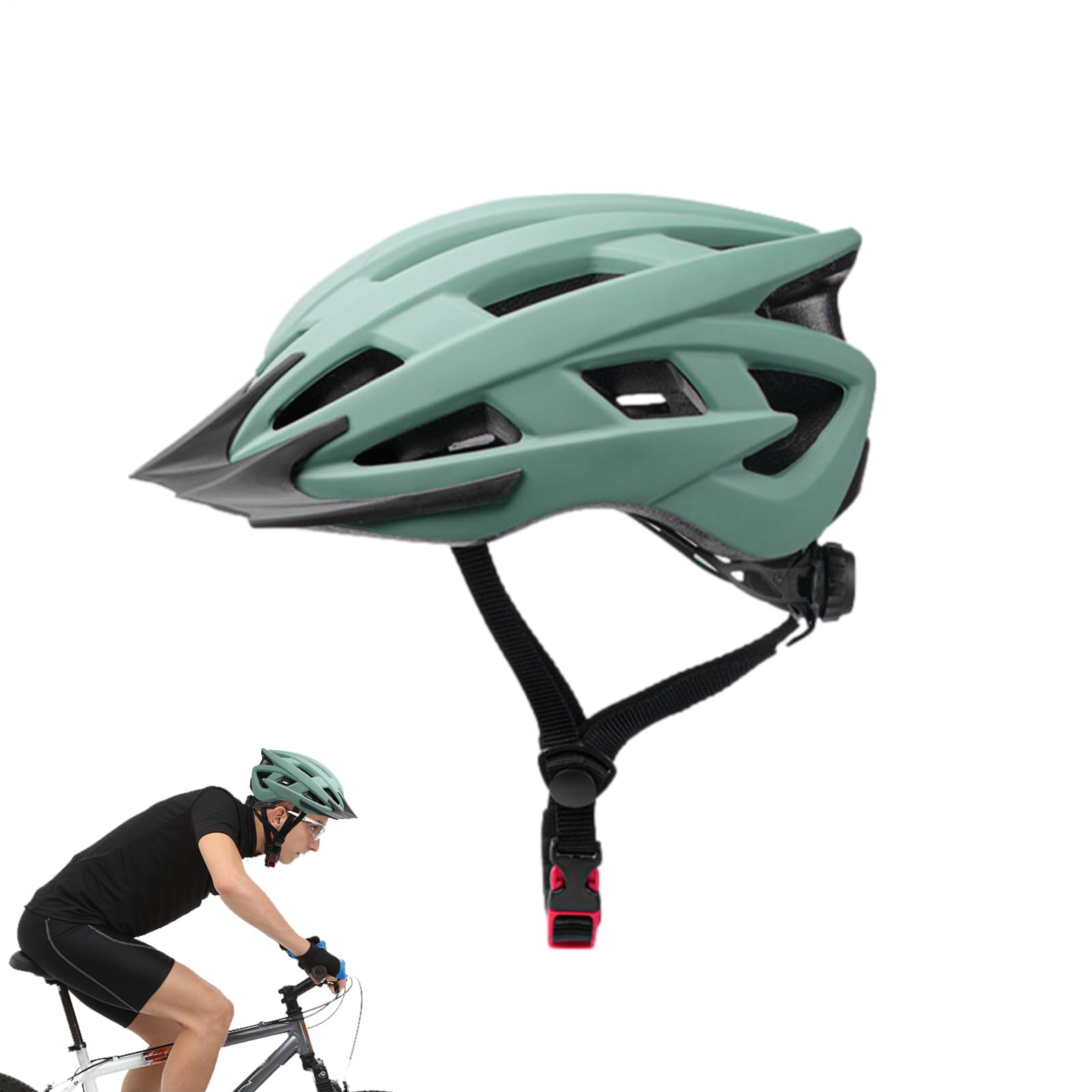 Casco Da Bicicletta Per Adulti, Casco Da Ciclismo Caschi Bici Sportiva, Per Bici, E Bike E Monopattino Protezione Di Sicurezza Per Uomo Donne Adulti - Taglia Regolabile 57-62cm