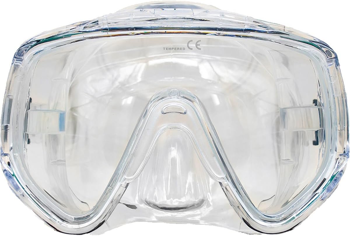 Genesis Dive Mask - Tatura, Single Lens, Ice Blue, Scuba Diving