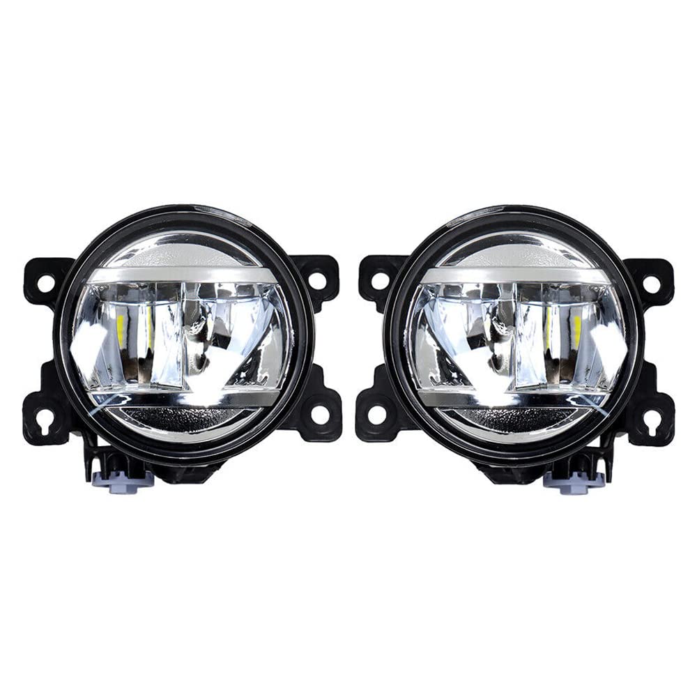 Riloer 2pcs LED auto fendinebbia anteriori, sinistra destra 6000K bianco freddo illuminazione fendinebbia sostituzione per H0NDA C-ivic S-edan/H-atchback/Si 2022, con cablaggio interruttore