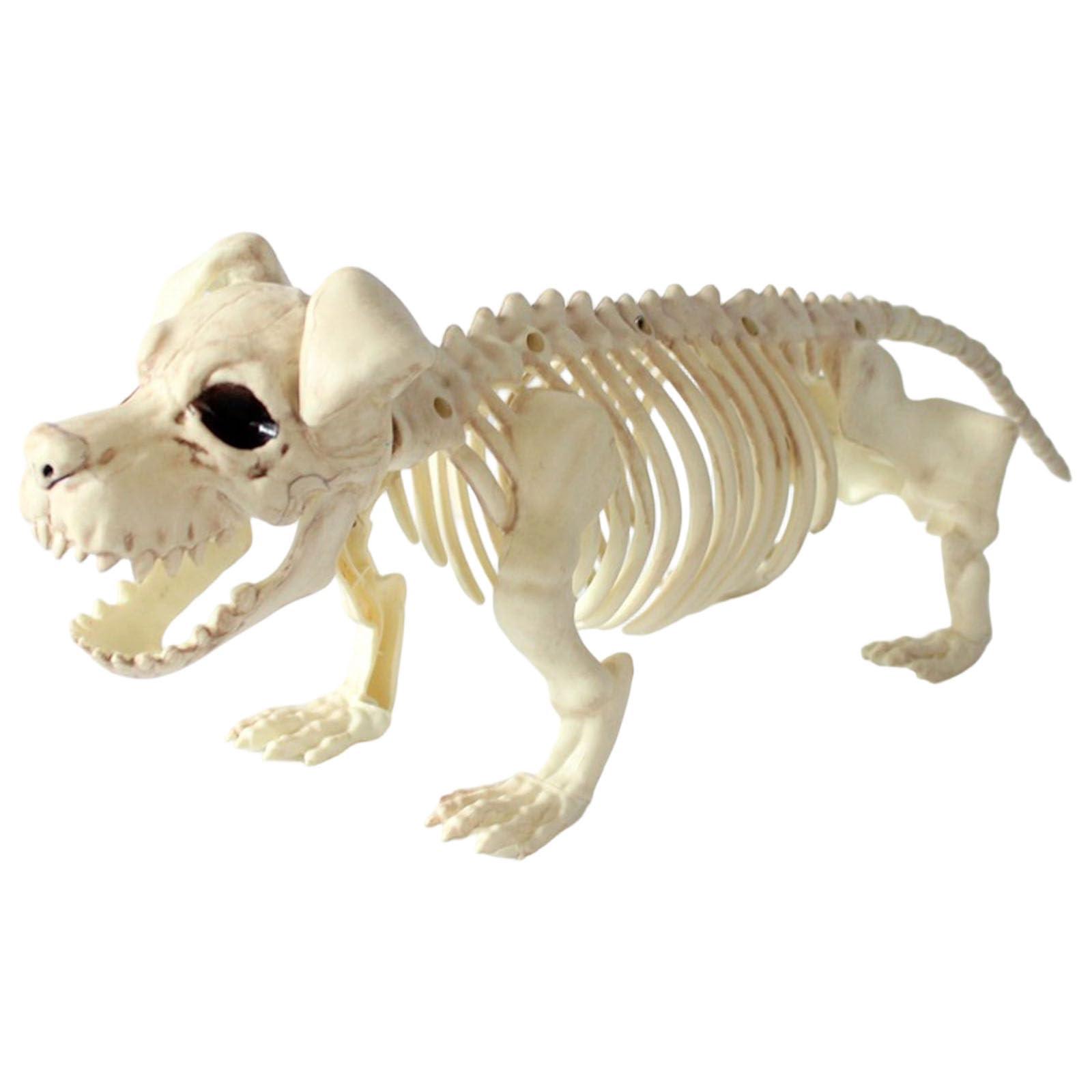 Decorazioni di Halloween con scheletri: 18 scheletri in plastica snodabili per feste di Halloween, decorazioni per interni ed esterni, cortile e giardino. Lampade Comodini Camera Da (K, One Size)