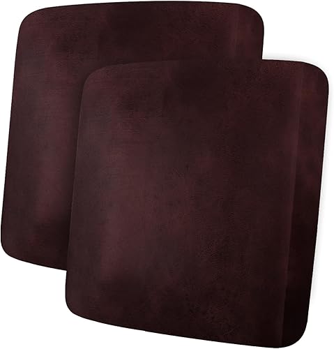 Miniatura 86 de Fundas de cojín de sofá con aspecto de cuero, juego de fundas de asiento de sofá, protector de muebles para sillón seccional, sofá biplaza