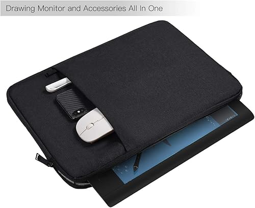 Miniatura 3 de Funda impermeable para tablet Wacom Cintiq 16Cintiq Pro 16, bolsa protectora de transporte para dibujo gráfico (azul marino)