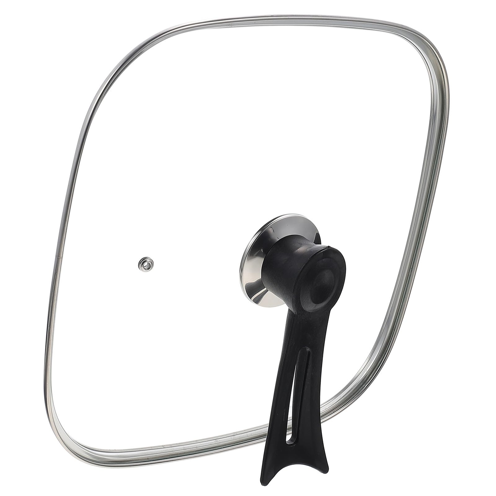 Housoutil Coperchio in Vetro Quadrato Manico Comodo e Protezione di Sicurezza per Pentola Elettrica Accessorio Multifunzione per Cucine di Mense e Ristoranti