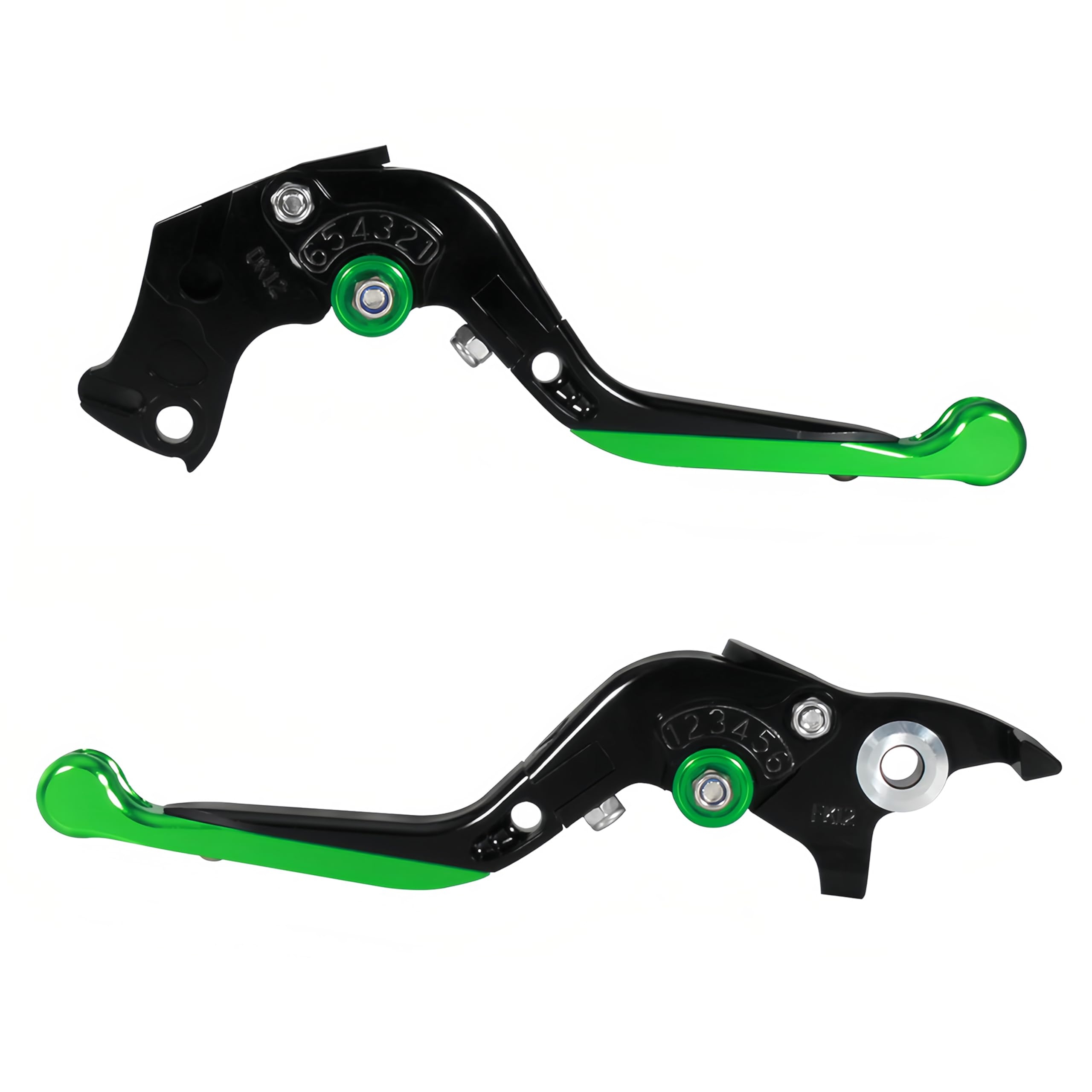Bremskupplungshebel Kupplungshebel Bremshebel Brems Kupplung Motorrad Orange für KTM DUKE RC 125 200 250 390 (Grün)
