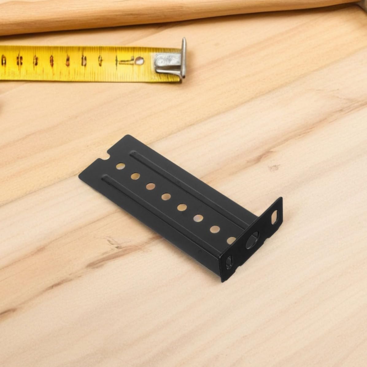 Stainless Steel Keyboard Slide Rail Track with Extended Rail Design and Reinforced Structure, Heavy Duty Bottom Support Bracket for Gaming and Office Desks