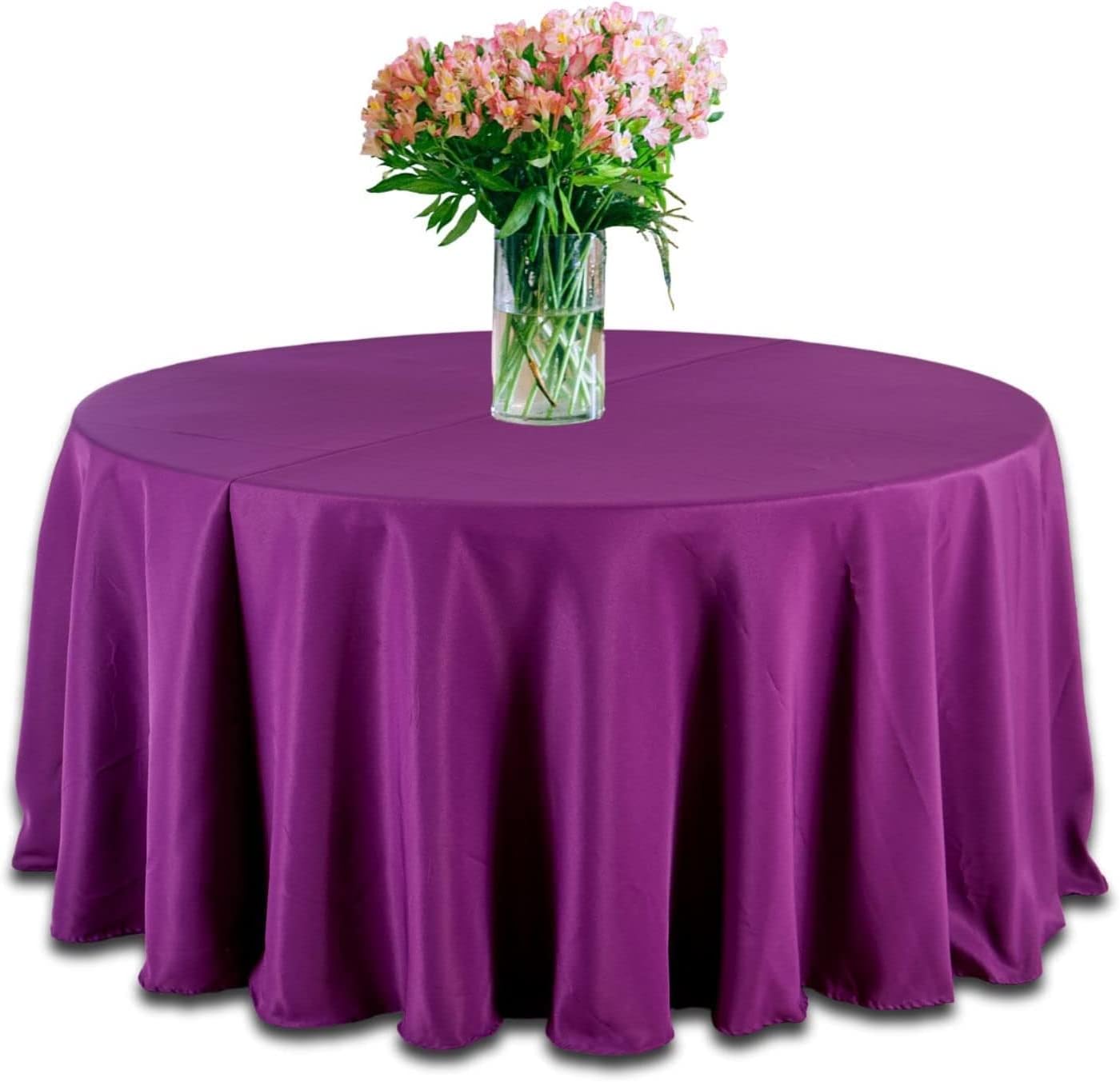 Wedding_Decorations 70'' Polyester Round Table Cloth/Cover For Home